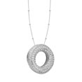 thumbnail image 3 of Collier Lettre Souris Sans Fil Incrusté de Cuivre Creux Collier Pendentif Alphabet Diamant, 3 of 4