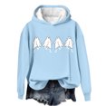 thumbnail image 1 of De Abrigo cálido de felpa con estampado para mujer, suéter de vellón, abrigo informal, suéter de bolsillo, abrigo de otoño e invierno, 1 of 6