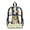 Colorful Dinosaur Pattern, variant on Whosucclay Colorful Bow with Scales 17 Inch Travel Bag, Side Pockets Clear Backpack, Wide Shoulder Straps Front Pocket Daypack for Elementary High School