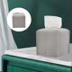 thumbnail image 4 of Caja de tejido Baño de la mesa de la mesa de la decoración de la decoración de la PU Gris claro Fanmusic Caja de tejido, 4 of 7