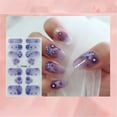 thumbnail image 5 of 3D Embossed False Nail Stickers Full Cover Decals Self Manicure Designs European Style Gilding Nail Care Stickers for Women, 5 of 8