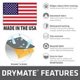 thumbnail image 2 of Drymate Cat Litter Mat, 100% Phthalate Free and BPA Free – Safe Kitty Litter Mats – Reduces Litter Tracking, Soft Material for Paws (Machine Washable) (29.5" x 29.5"), 2 of 7