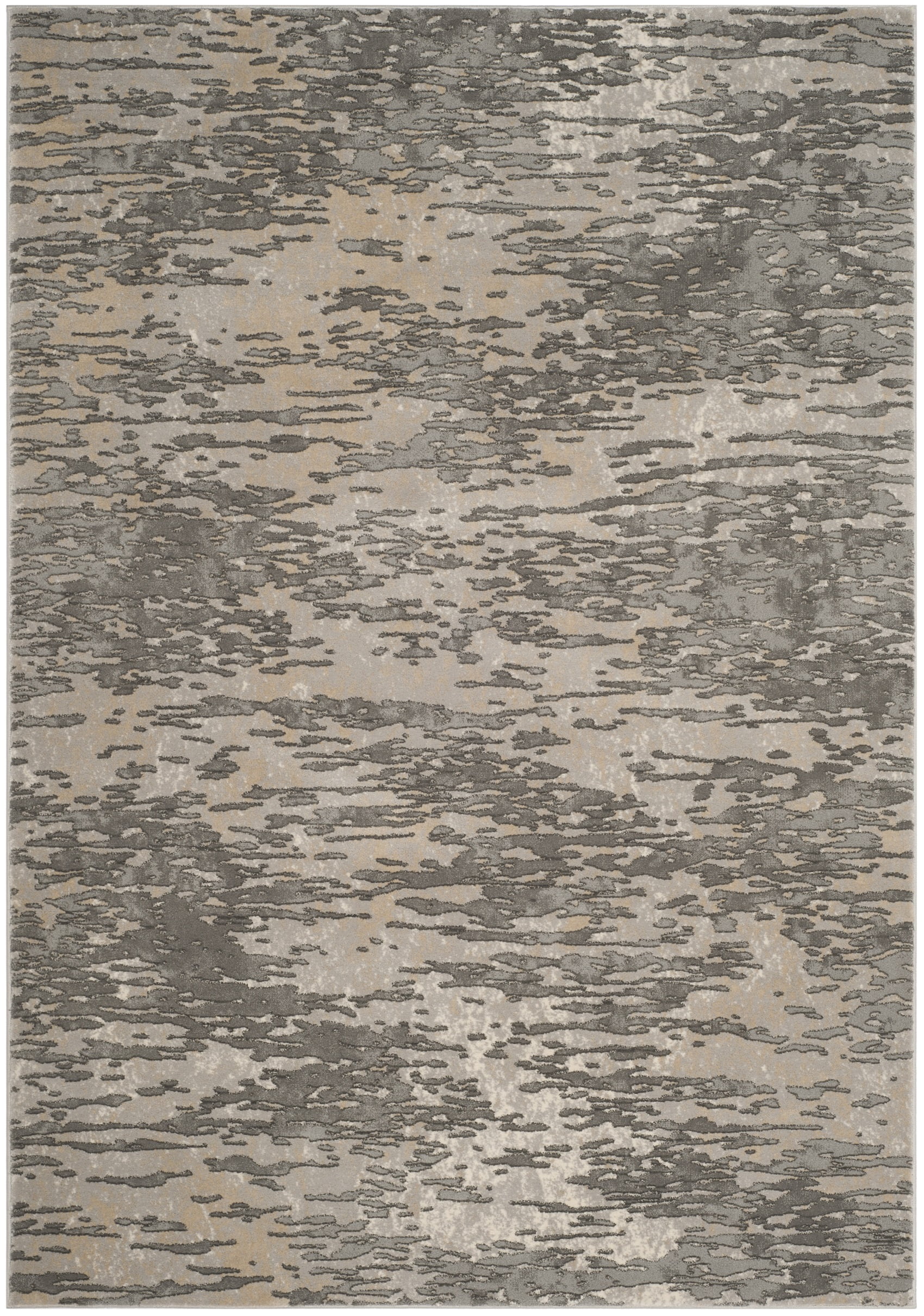 SAFAVIEH Meadow Nedelka Camouflage Area Rug, Grey, 6'7" x 9'