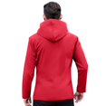thumbnail image 3 of Hearthz Men's Rain Jacket with Hood Waterproof Breathable Zip Up Lightweight Wind Breaker Rain Jacket Men Long Rain Coat with Pockets, 3 of 6
