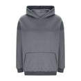 thumbnail image 4 of Ltctricy Women's Oversized Hoodies Fall Winter Long Sleeve Hooded Sweatshirts Casual Loose Pullover Tops with Pocket(Dark Gray,Large), 4 of 5