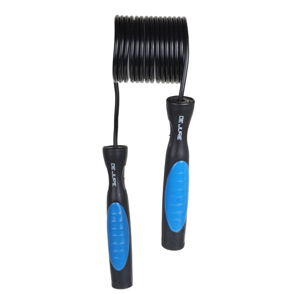 Fairbizps Skipping Ropes Jumping Rope For Unisex & Kids, Women, Girls | Rassi Jumping Men For Exercise, Gym | Sports Fitness Black With Adjustable Height And Speed Skipping Rope