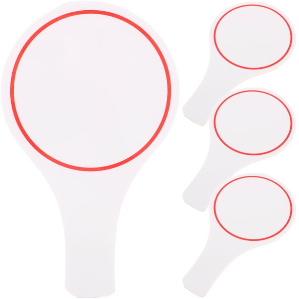 BRIGHTFUFU 4 tableros de escritura borrables en blanco para jueces.