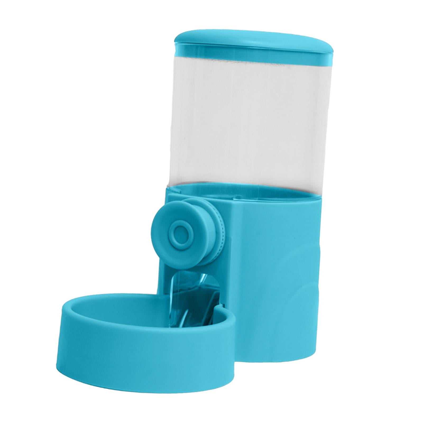 Bvdfgk Dog Cat Automatic Feeder Feeding Container Large Capacity Cage Hanging Dispenser Blue Food Dispenser