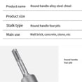 thumbnail image 4 of SDS Plus Ground Rod Driver Heavy Duty Rod Steel Driver,20.2mm, 4 of 5