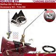 thumbnail image 1 of American Shifter  TH400 Shifter Kit Chrome 16 in. E Brake Cable Clevis Trim Kit for F2CEF, 1 of 1