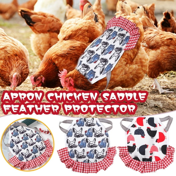 Isvgxsz New Clearance Feather Protection Fixture for Saddle Apron Printed Back Wing Protector Pet Essentials Travel Essentials Red