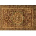 thumbnail image 1 of Ahgly Company Indoor Rectangle Abstract Brown Modern Area Rugs, 7' x 10', 1 of 4