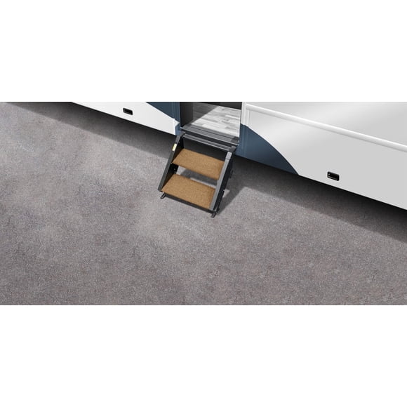 Prestofit Tapis d'Entrée 2-0507 TRAILHEAD; Compatible avec MORryde Gen 2 Step-Breach Beyond 2 Step; Largeur 19-1/2 Pouces; Marron Sarrasin; 2 Pcs