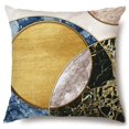 thumbnail image 1 of Peach Skin Geometric Abstract Landscape Pillowcase, Very Suitable For Sofa, Bedroom, Chair, Courtyard Decoration-week, 1 of 4