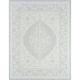 thumbnail image 3 of 5x8 Water Resistant, Indoor Outdoor Rugs for Patios, Front Door Entry, Entryway, Deck, Porch, Balcony | Outside Area Rug for Patio | Gray, Floral | Size: 5'3'' x 7'3'', 3 of 8