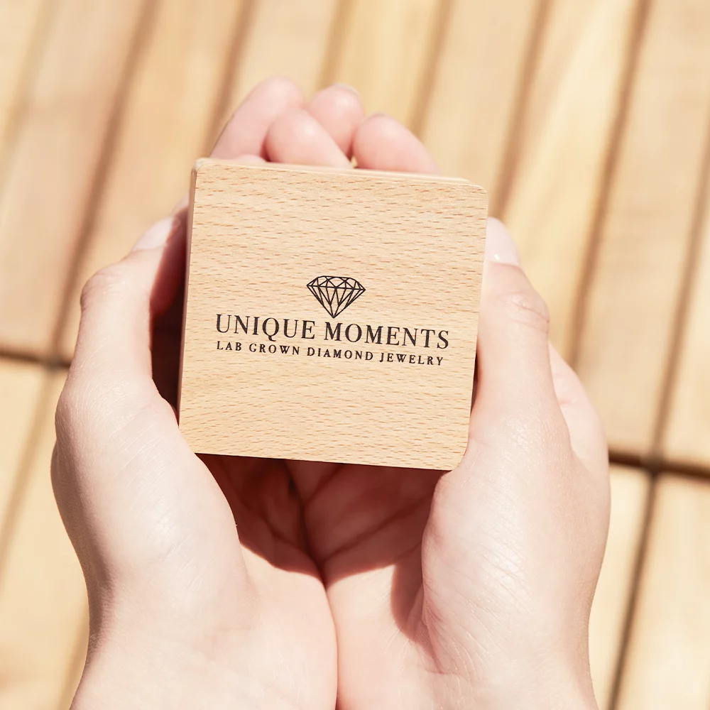 Unique Moments 1/5 cttw Lab Grown Diamond Stud Earrings in Sterling Silver