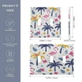 thumbnail image 3 of 2 Gang Light Switch Cover Plate Cute Flamingo Flower Tree Wall Plate Decorate Electrical Outlet Cover Plates 4.56”x4.48”, 3 of 8