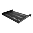 thumbnail image 4 of StarTech.com 1U Vented Server Rack Cabinet Shelf, 12in Deep Fixed Cantilever Tray, Rackmount Shelf for 19" AV/Data/Network Equipment Enclosure w/ Cage Nuts & Screws, 55lbs Weight Capacity - 1U Network Rack Shelf - Rack shelf - black - 1U - 19", 4 of 6