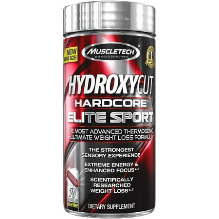 Hydroxycut Hardcore Elite Sport Advanced Weight Loss Pills, 70 (Best Green Coffee For Weight Loss)