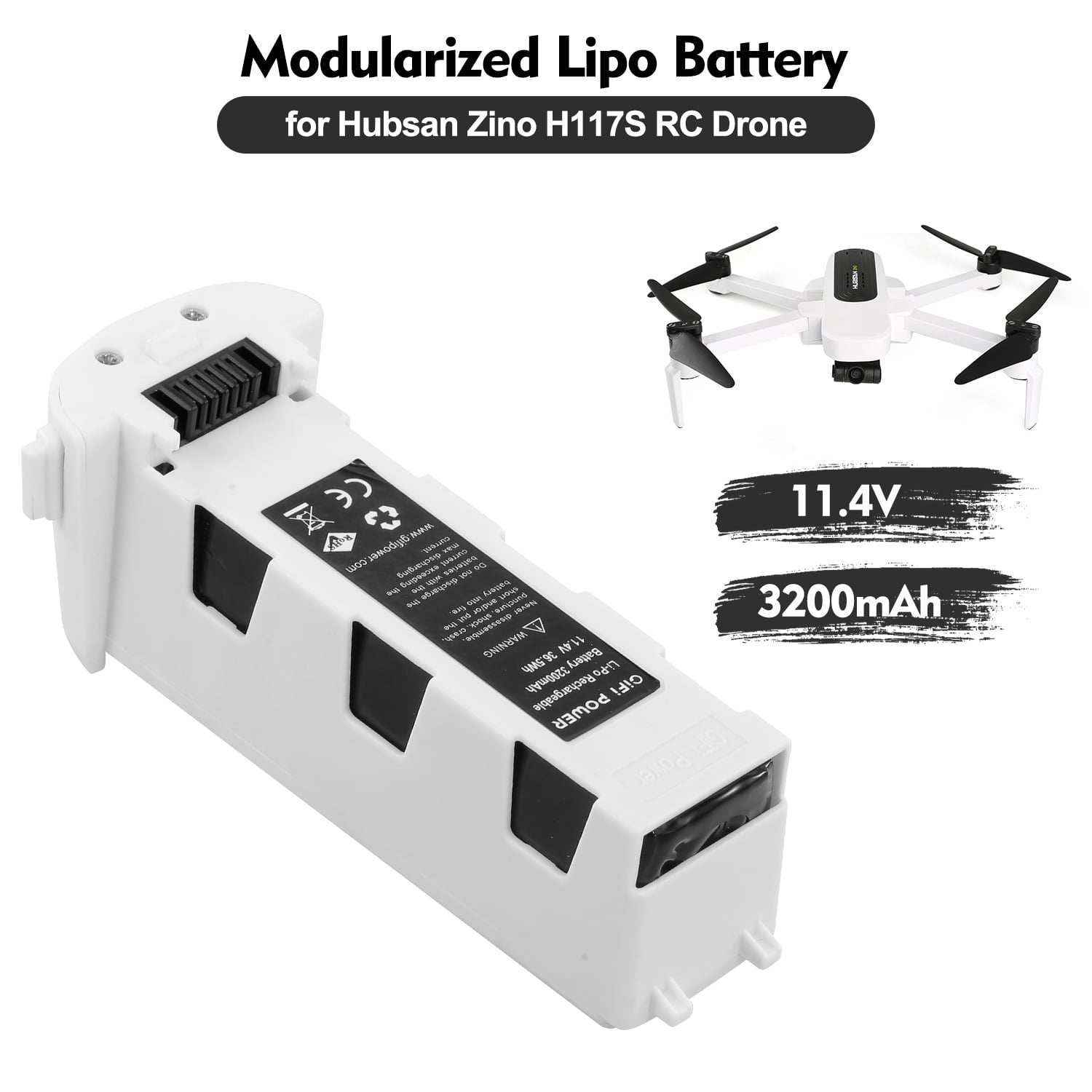 hubsan drone battery