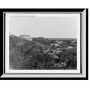 Historic Framed Print, Fort Fincastle from the Royal Victoria [Hotel], Nassau, 17-7/8" x 21-7/8"