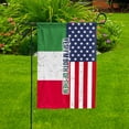thumbnail image 3 of American Half Italy Flag Italian Friendship U.S.A My Home My Blood House Flag, Double-Sided Decorative Outdoor Flag, Polyester Yard Flag 29.5 x 39.5 in, 3 of 5