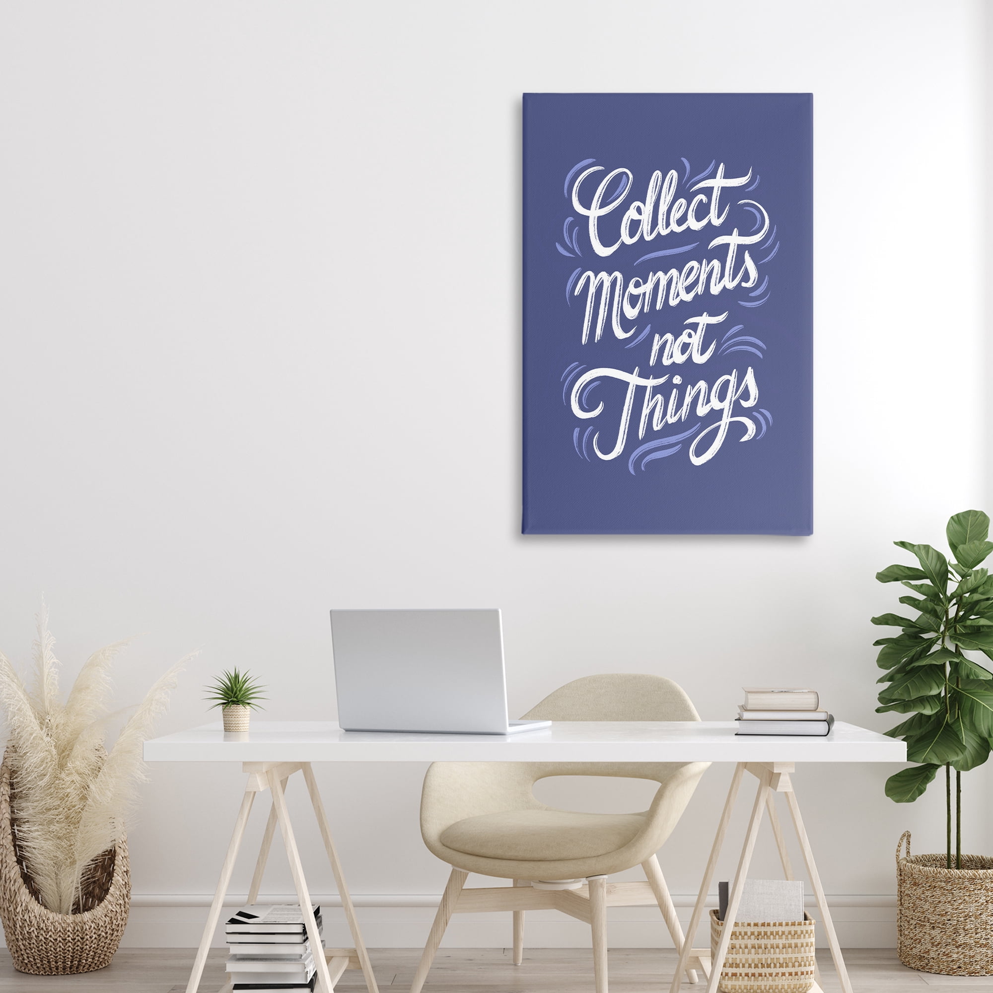 Stupell Industries Collect Moments Not Things Canvas Wall Art, design by Martina Pavlova