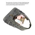 thumbnail image 2 of Vintage Washed Denims Shoulder Bag with Adjustable Strap for Women Large Capacity Crossbody Bag Underarm Handbag Purse, 2 of 2
