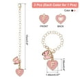 thumbnail image 2 of Uxcell 3pcs Letter Charm Accessories for Tumbler Cup, Heart Shaped Water Bottle Charm(Letter F), 2 of 6