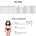 thumbnail image 4 of Everyday Bras for Women Brief Underwear for Men Head Underwear Lace Lingerie for Women Set Tie up Underwear Unlined Lace Bra Set Underwear Men Sexy Lace Garter Lingerie Set Womens Lace Black L, 4 of 9