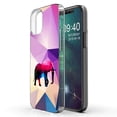 thumbnail image 1 of TalkingCase Clear TPU Phone Case Apple iPhone 12 Pro MAX, Geometry Elephant Print, Light Weight,Ultra Flexible,Soft Touch,Anti-Scratch, 1 of 7