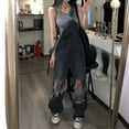 thumbnail image 2 of adviicd Women Denim Jeans Women's Essentials Ripped Mid Rise Destroyed Skinny Jeans Grey,M, 2 of 5