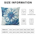 thumbnail image 5 of Creowell Blue Grey Pillow Covers Decorative Daisy Flower Throw Pillow Cover for Couch Modern Pillow Case for Patio Living Room Cushion Bed Outdoor Farmhouse Home Decor, 5 of 5
