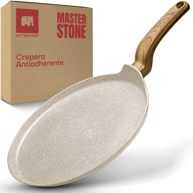 Crepera Ultrachef revestimiento antiadherente DE piedra Alemania 28 cm blanco