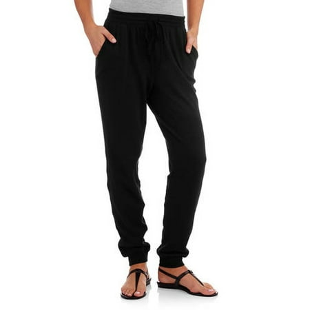 Faded Glory Women's Sporty Knit Jogger Pants - Walmart.com