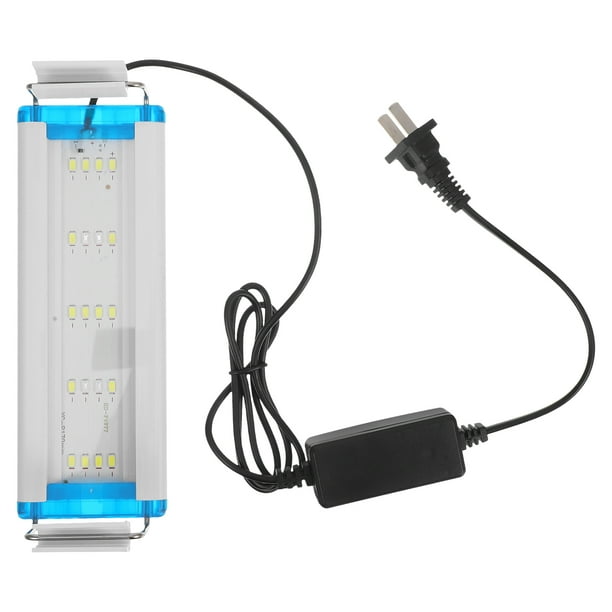 Lámpara LED para acuario, luz LED, iluminación LED para acuario, luz para acuario, suministro doméstico para peceras, iluminación LED para peceras (enchufe estadounidense)
