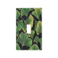 thumbnail image 2 of Switch Panel Switch Decoration 2.76x4.53x0.28 Inches Duplex Outlets Switch Plate Wall Plates Living Room Kitchen Bedroom Study Switches Green Ginkgo Leaf, 2 of 8