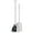 Silver, variant on mDesign Compact Plastic Toilet Bowl Brush and Plunger Combo Set, 2 Pack