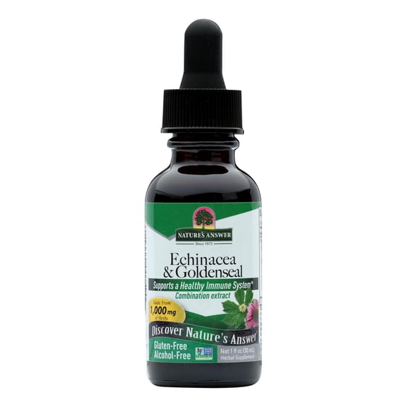 Nature's Answer Echinacea Goldenseal Extract, 1 Fl Oz