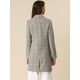 thumbnail image 5 of Abrigo Tipo Gabardina Allegra K Doble Botonadura Para Mujer Gris M, 5 of 6