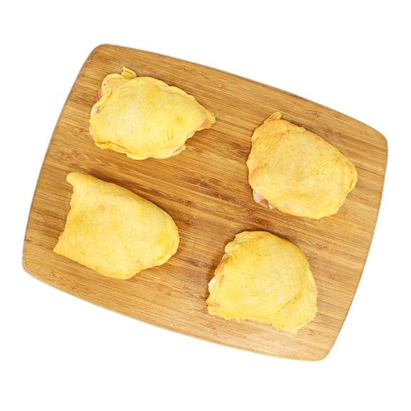 Muslo de pollo kosher por kilo  peso aprox por charola 600 g