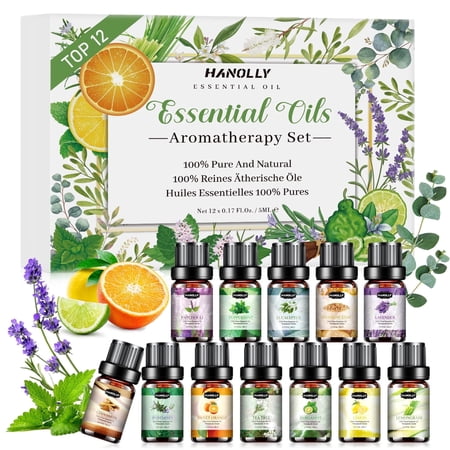 Hanolly Essential Oils Set 12-Pack