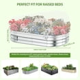 thumbnail image 4 of Saburrnity 2-Pack Garden Netting for Raised Beds, Bird Netting Pest Barrier - Rectangular Plant Covers with Drawstring for Vegetable Protection, 4 of 6