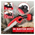 thumbnail image 4 of 3500W 8Inch Electric Saw 30000RPM Mini Rechargeable Chainsaw Battery Woodworking Tool ,Easy to Use, 4 of 5