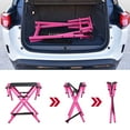 thumbnail image 2 of Byootique 28" Height Tall Director Chair Folding Artist Makeup Beauty Salon Pink, 2 of 11