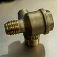 thumbnail image 4 of 3 Port Air Compressor Check Valve Brass Male Thread Connector Tool 16X14X7mm, 4 of 8