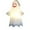 Red, variant on MOQIN 4.1 in Halloween Hanging Light up Ghost Decorations Outdoor, White Hanging Ghosts With Warm White LED Light, Halloween Hanging Decoration for Party Decor Indoor