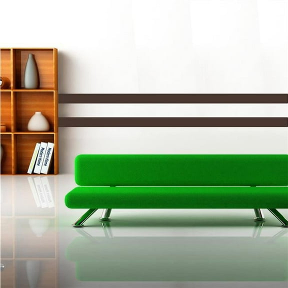 Borders Unlimited  Chocolate Simple Stripes