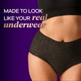 thumbnail image 6 of (4 pack) Always Discreet Boutique Incontinence Underwear, Maximum Protection, L, Black, 18 Count, 6 of 36