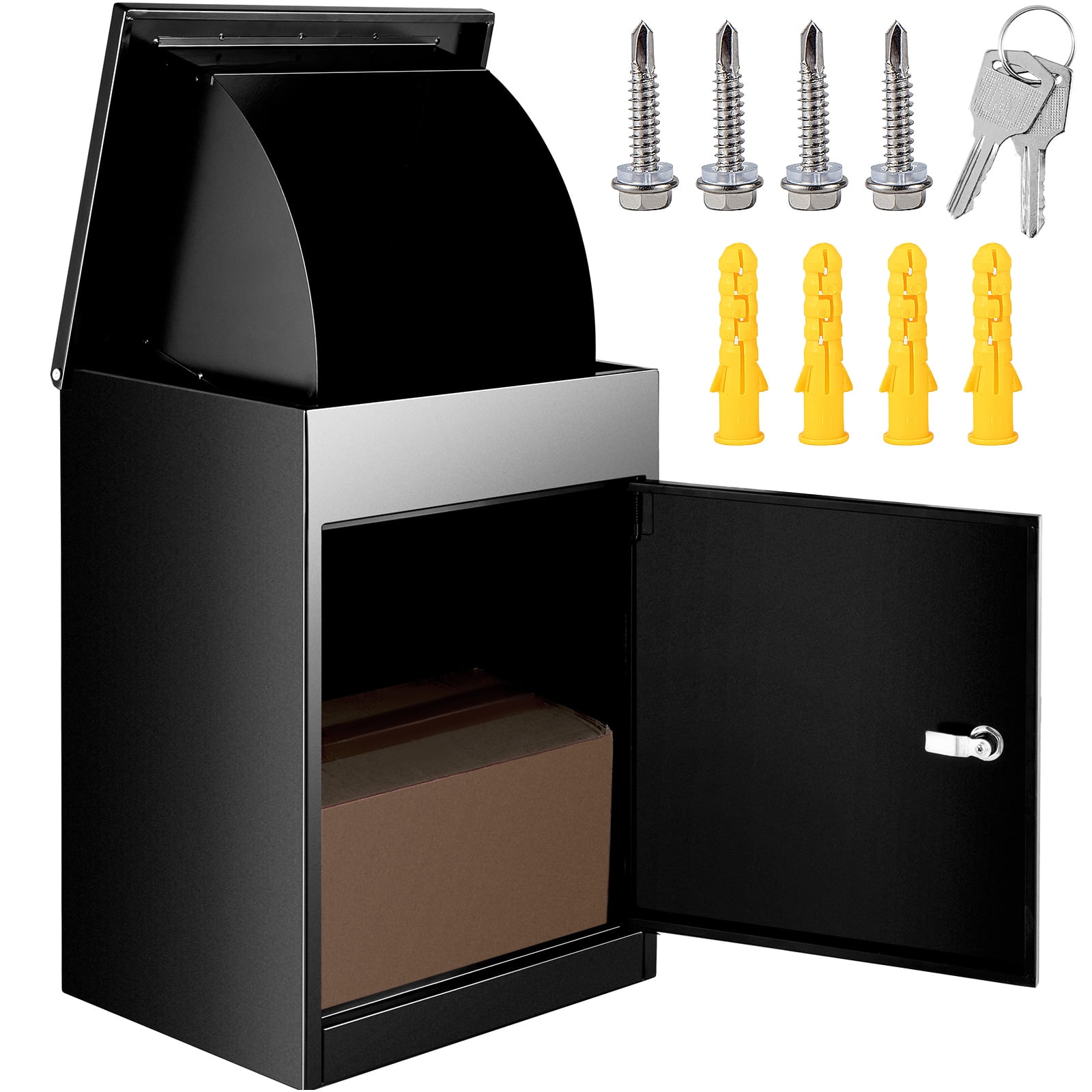 VEVOR Parcel Delivery Box, Large Package Drop Box 17.32x13.78x22.83in